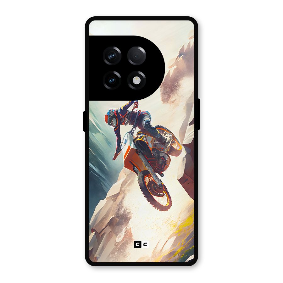 Mountain Biker Metal Back Case for OnePlus 11R