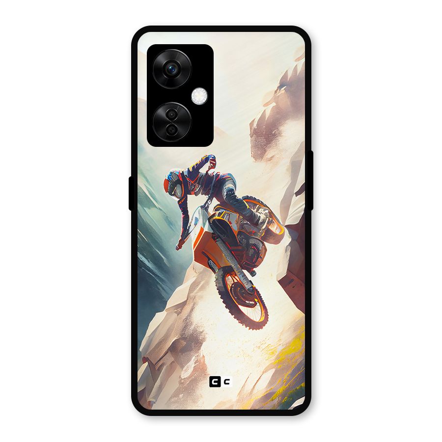 Mountain Biker Metal Back Case for OnePlus Nord CE 3 Lite