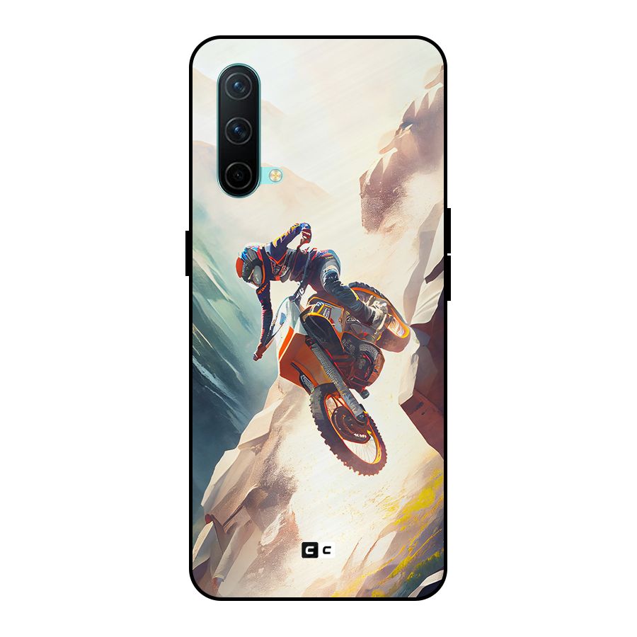 Mountain Biker Metal Back Case for OnePlus Nord CE 5G