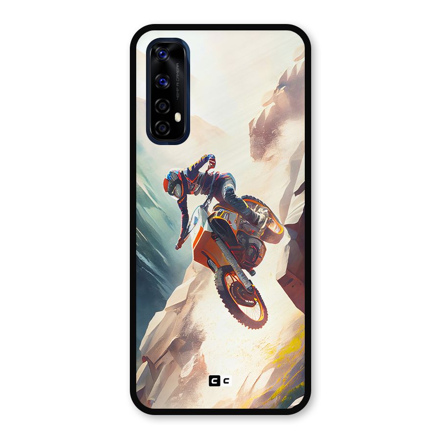 Mountain Biker Metal Back Case for Realme 7