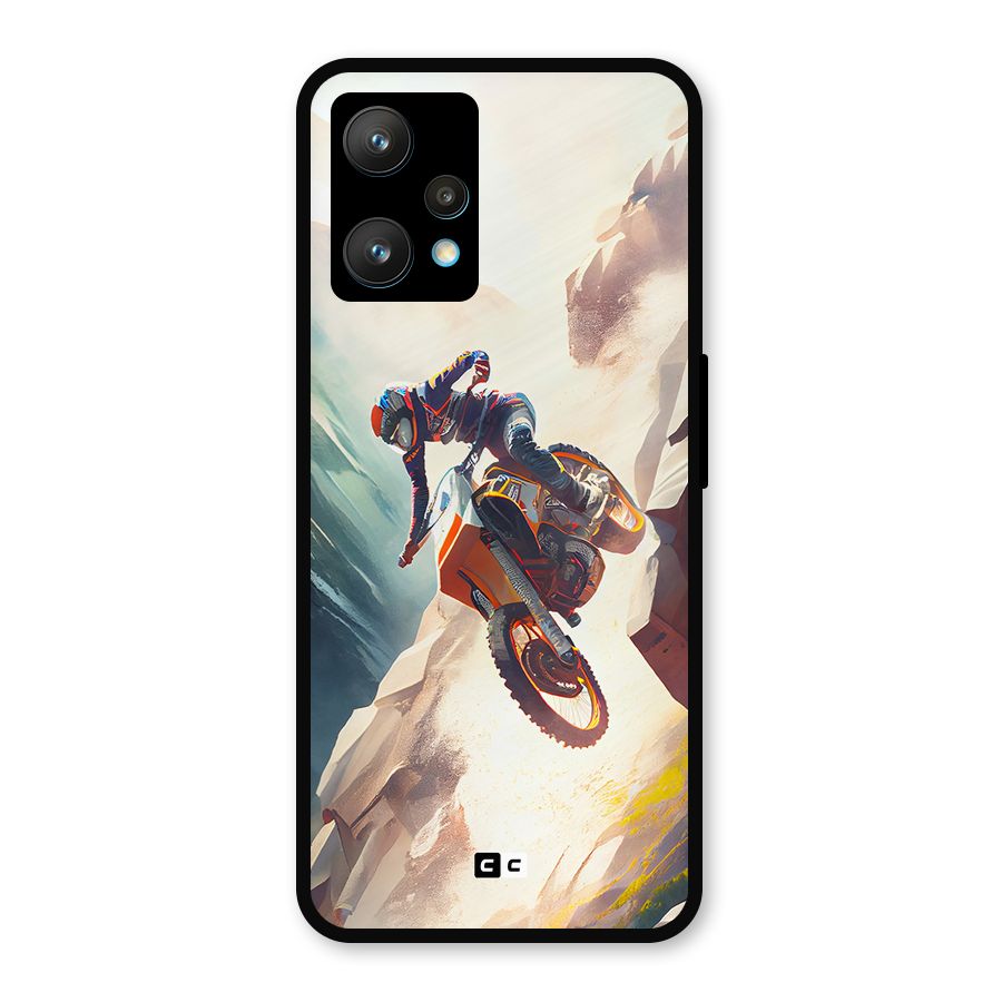 Mountain Biker Metal Back Case for Realme 9 Pro Plus 5G