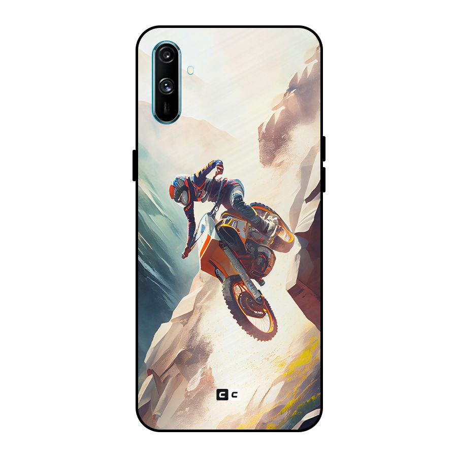 Mountain Biker Metal Back Case for Realme C3