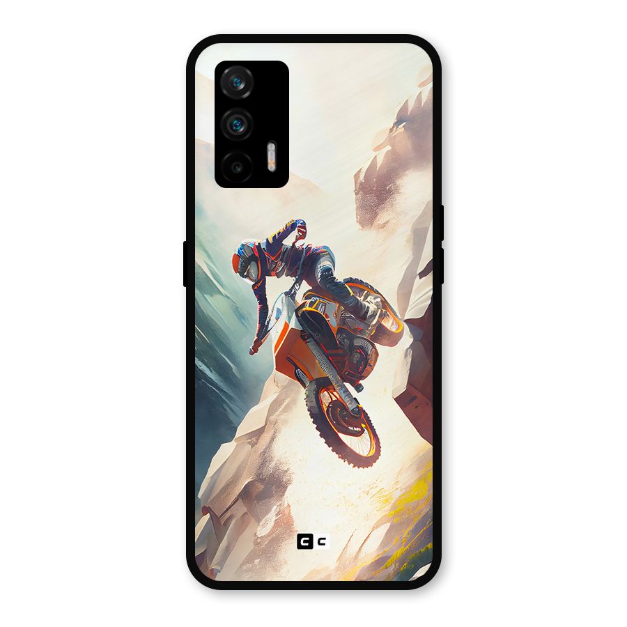 Mountain Biker Metal Back Case for Realme GT 5G