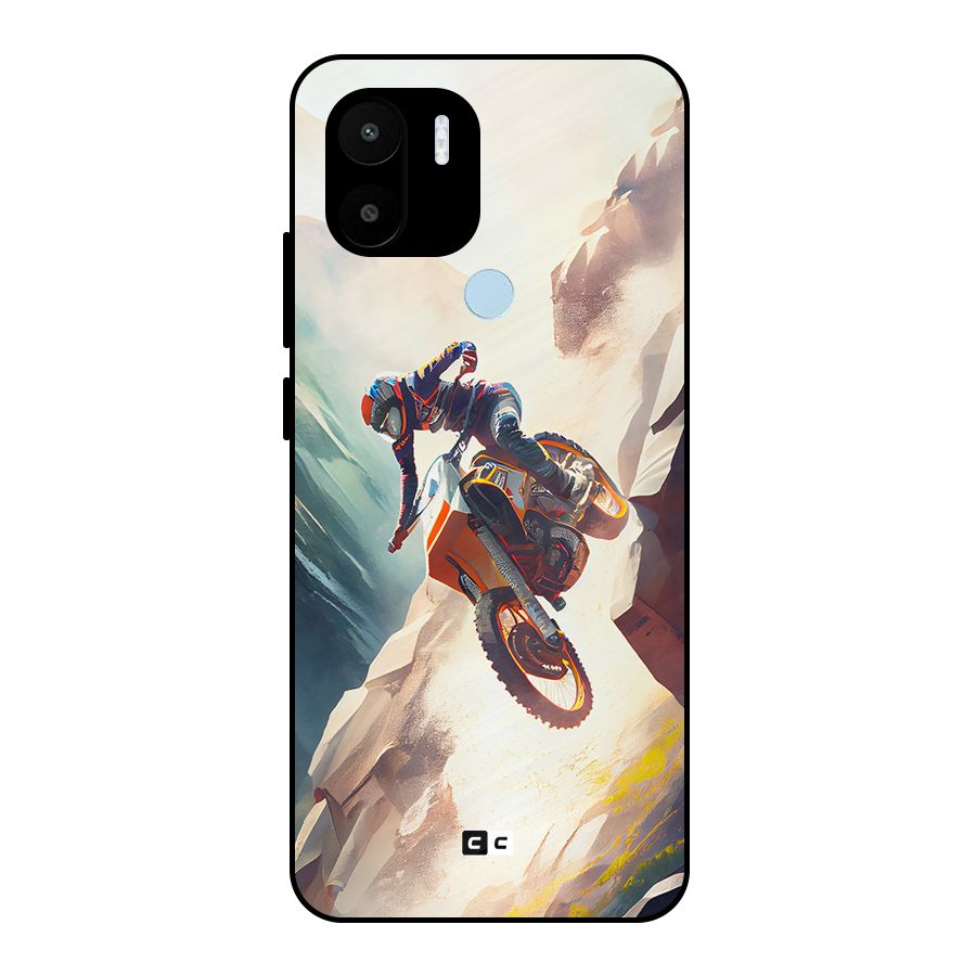 Mountain Biker Metal Back Case for Redmi A1+