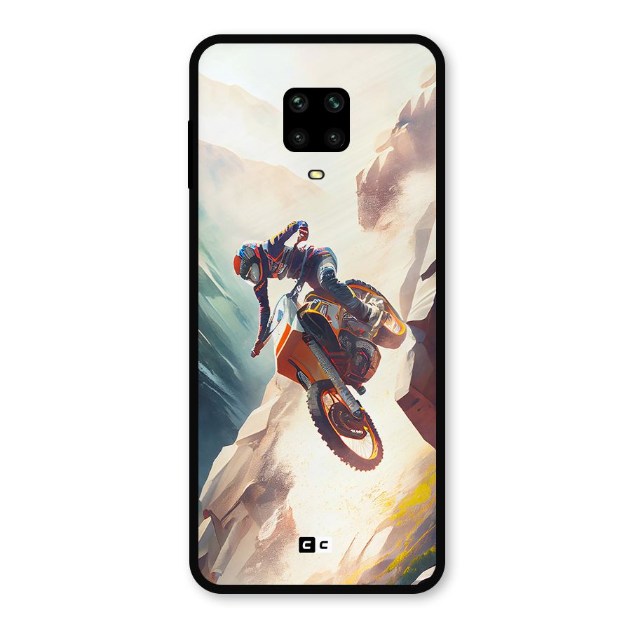 Mountain Biker Metal Back Case for Redmi Note 9 Pro Max