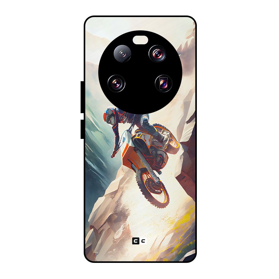 Mountain Biker Metal Back Case for Xiaomi 13 Ultra