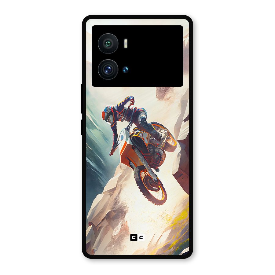 Mountain Biker Metal Back Case for iQOO 9 Pro
