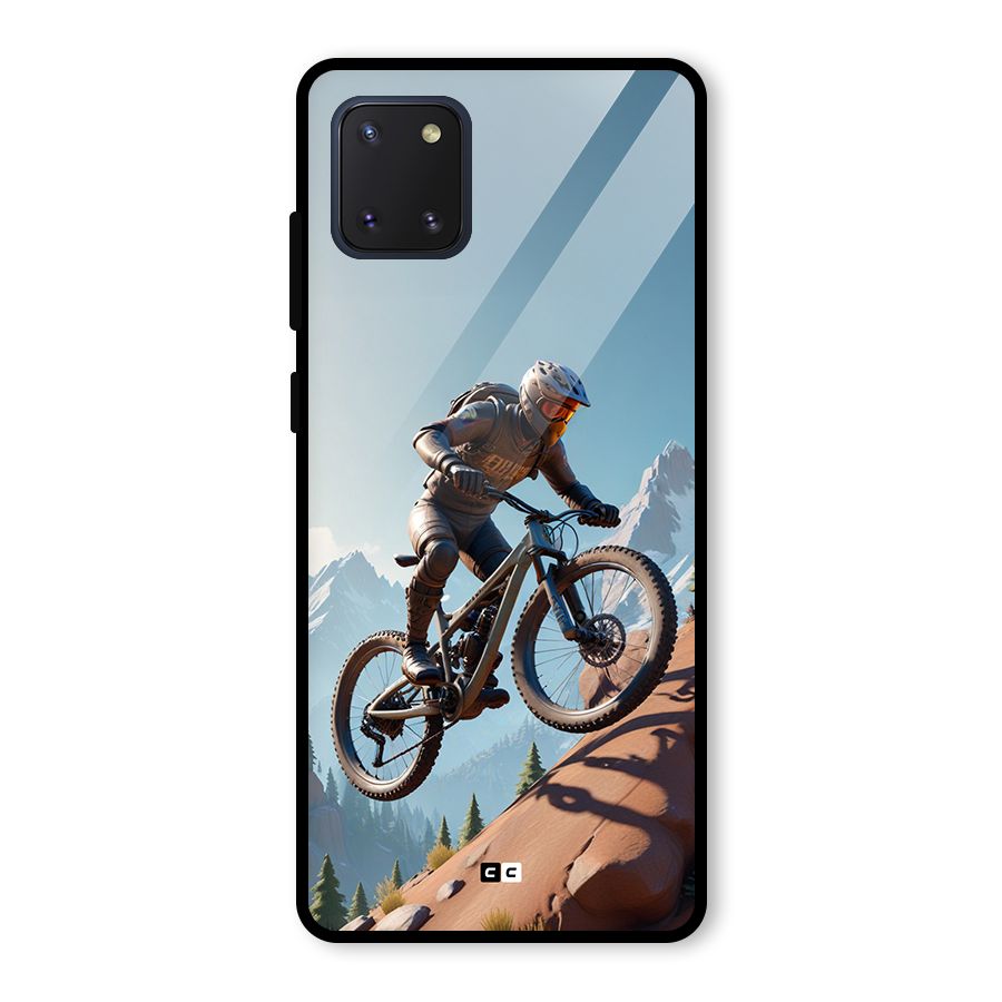 Mountain Rider Glass Back Case for Galaxy Note 10 Lite