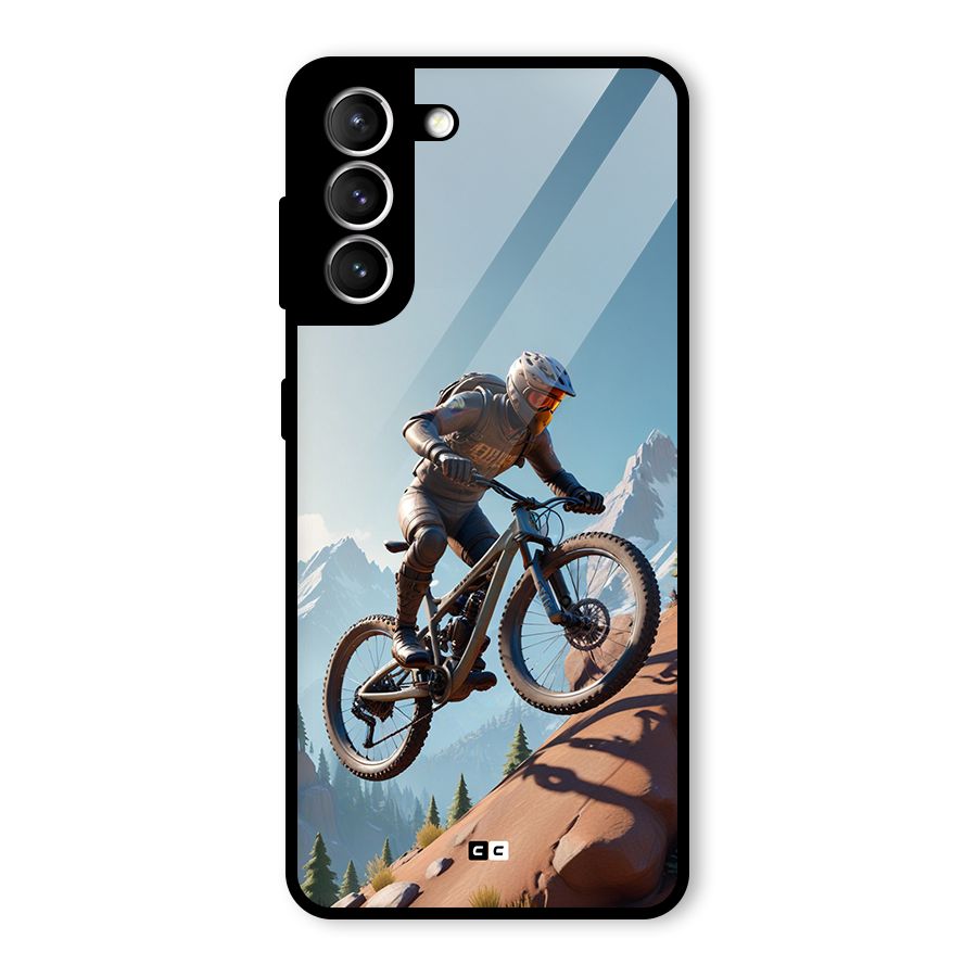 Mountain Rider Glass Back Case for Galaxy S21 5G