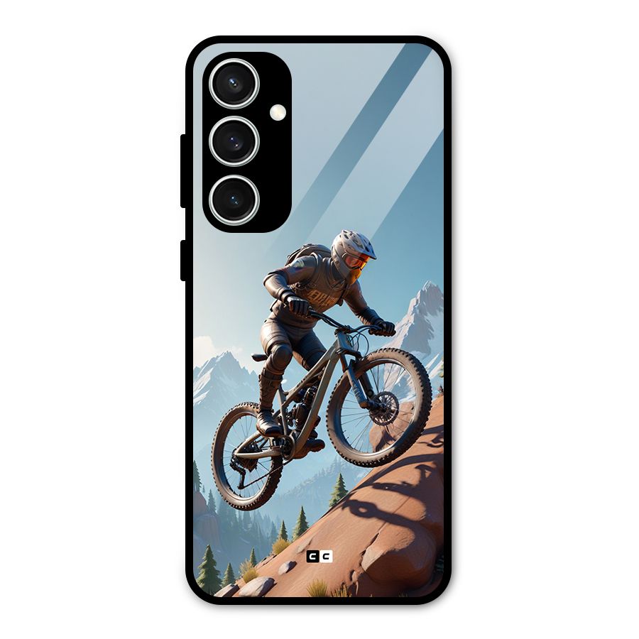 Mountain Rider Glass Back Case for Galaxy S23 FE