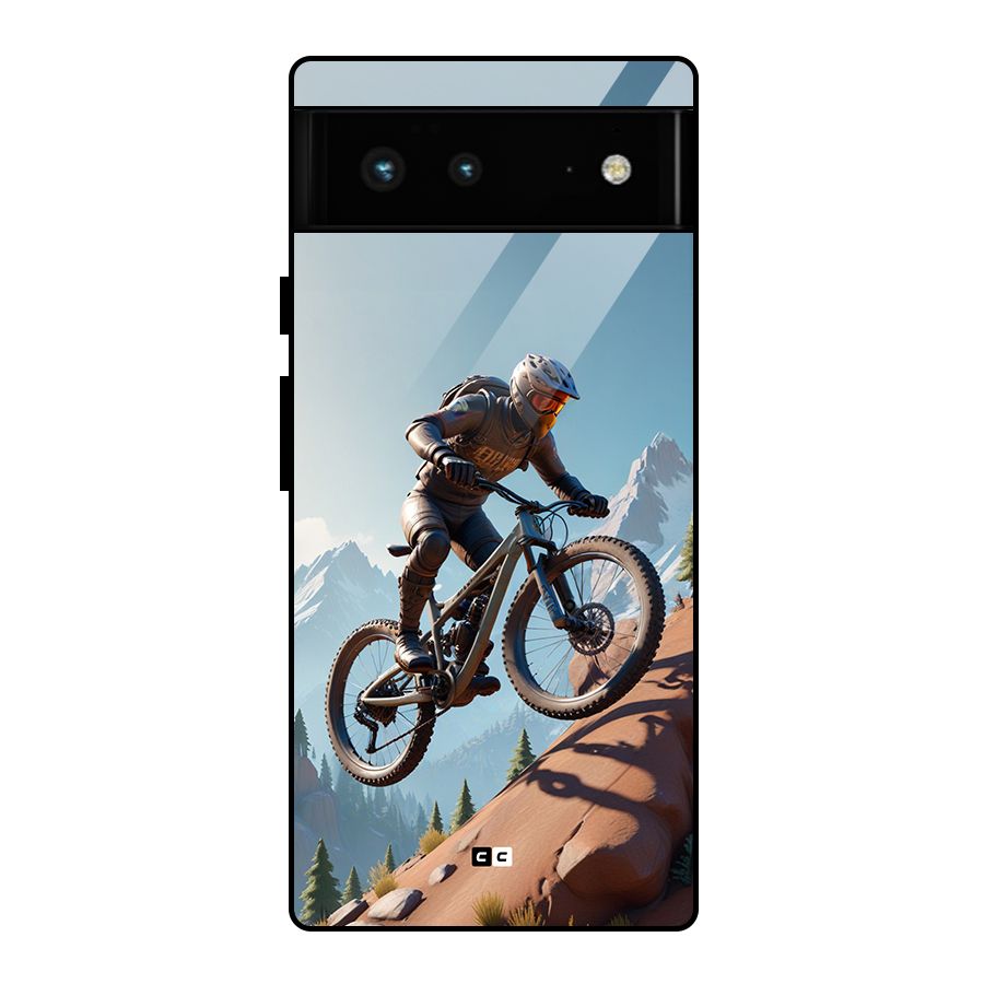 Mountain Rider Glass Back Case for Google Pixel 6