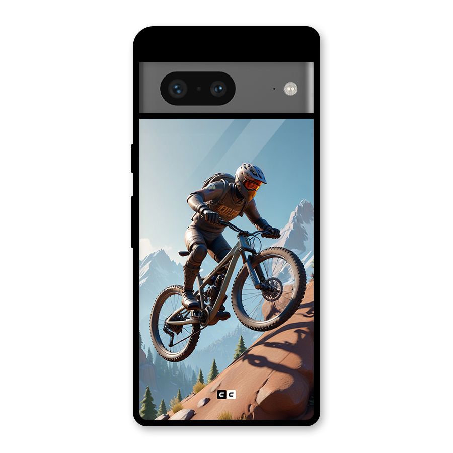 Mountain Rider Glass Back Case for Google Pixel 7