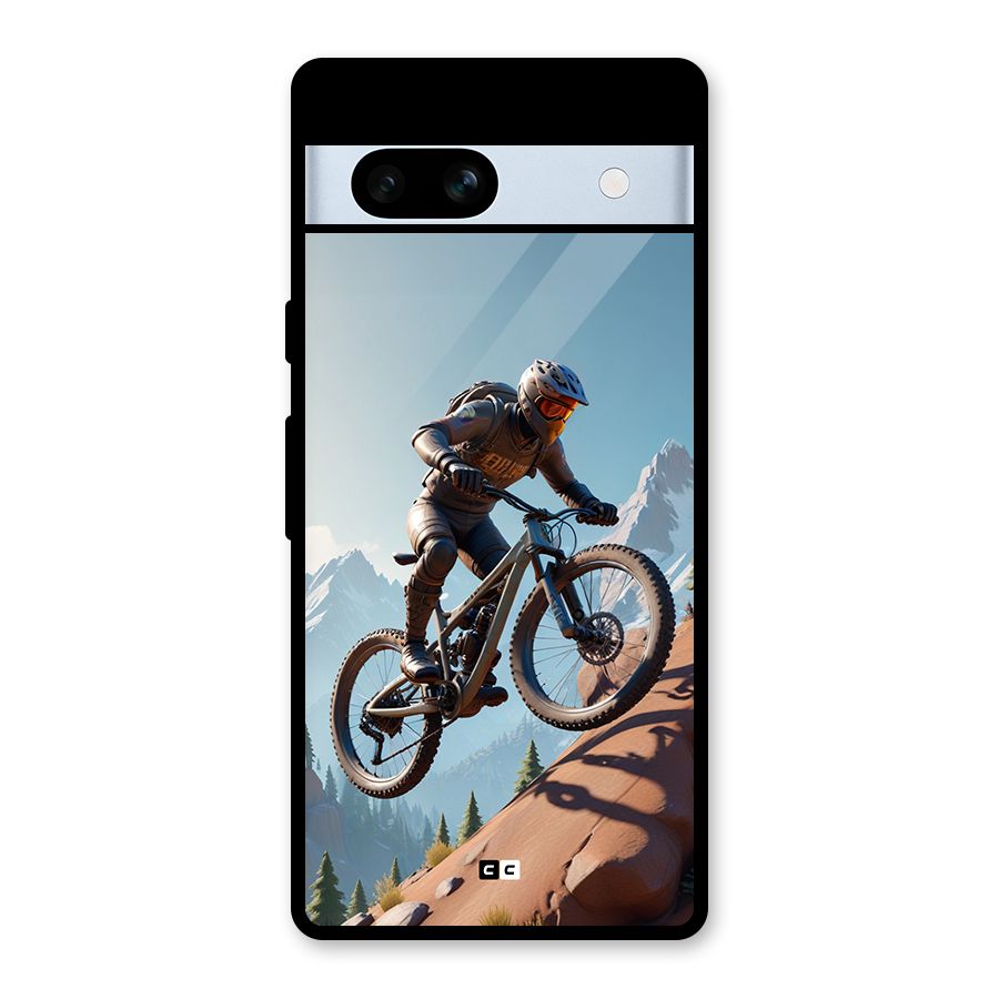 Mountain Rider Glass Back Case for Google Pixel 7a