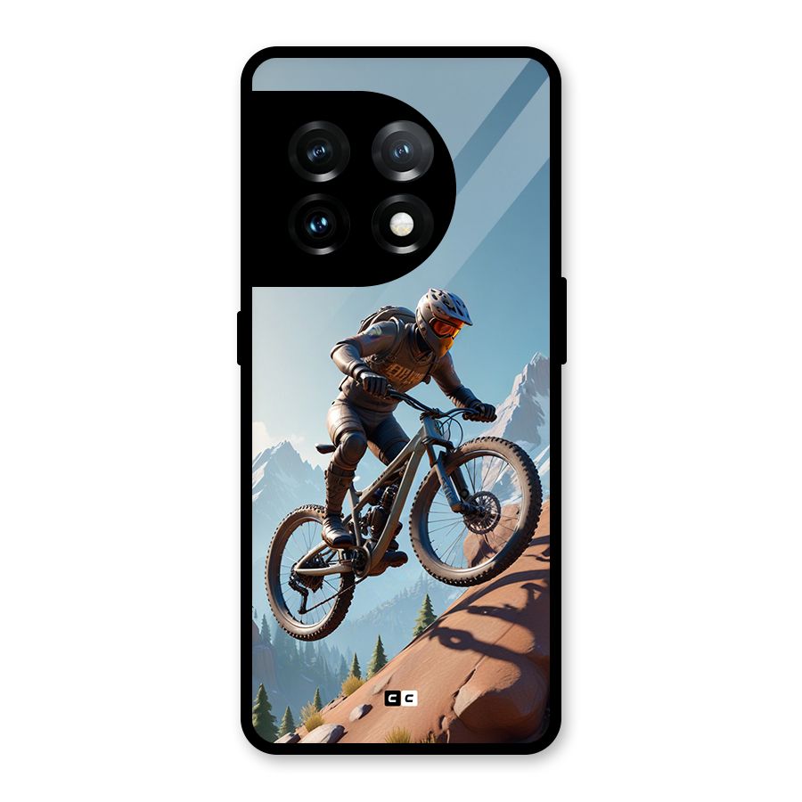 Mountain Rider Glass Back Case for OnePlus 11