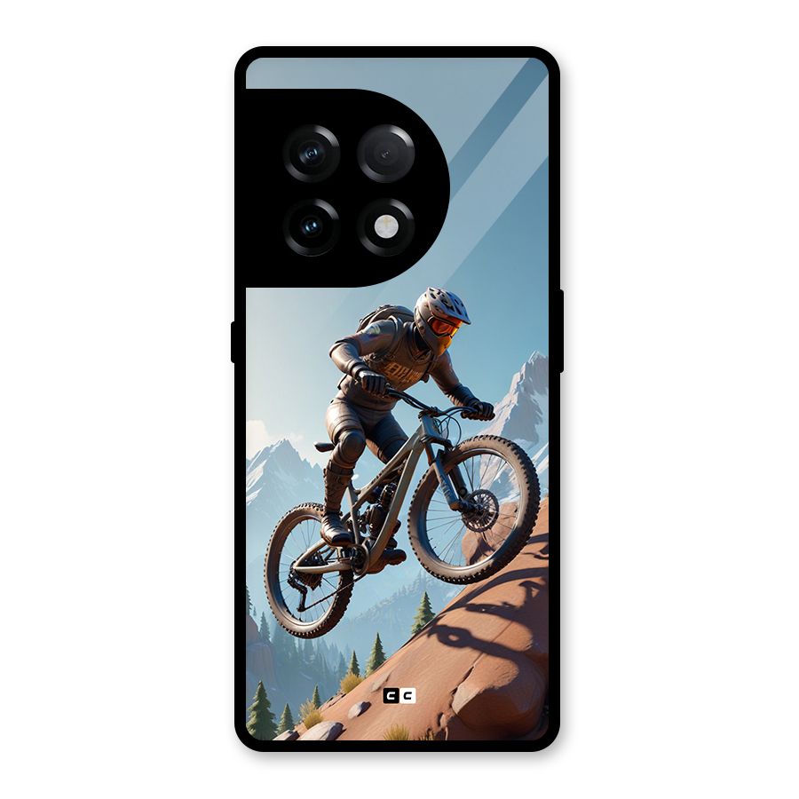 Mountain Rider Glass Back Case for OnePlus 11R