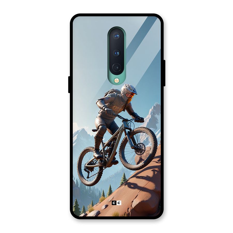 Mountain Rider Glass Back Case for OnePlus 8