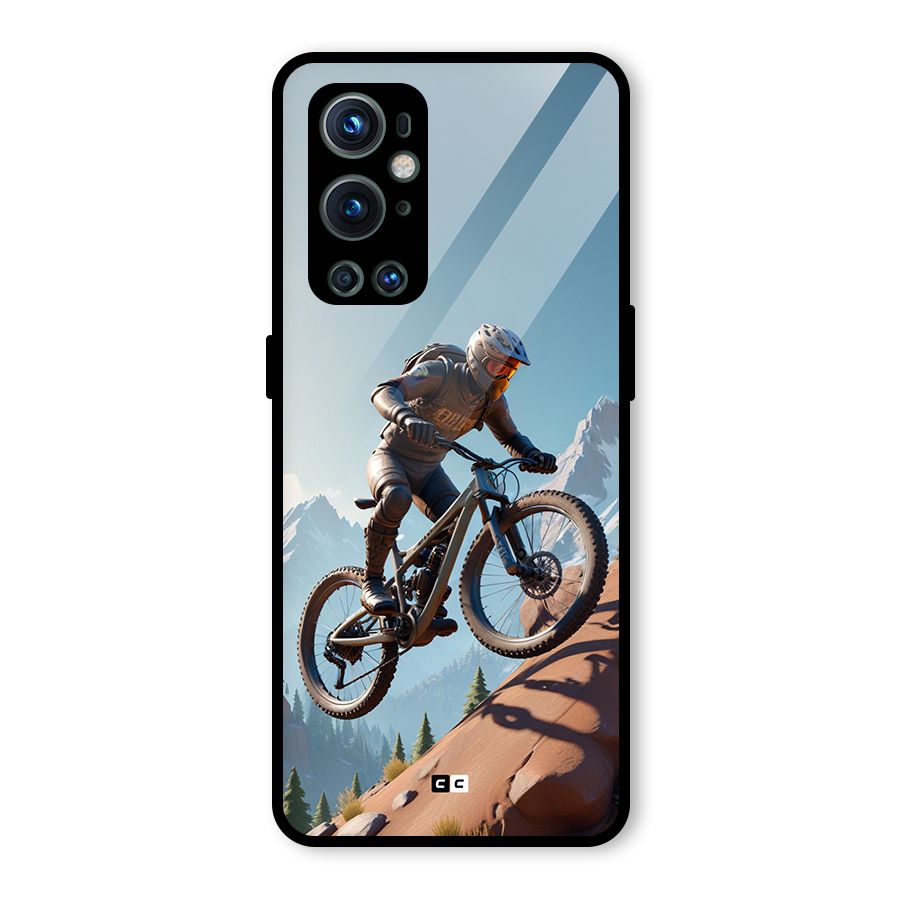 Mountain Rider Glass Back Case for OnePlus 9 Pro