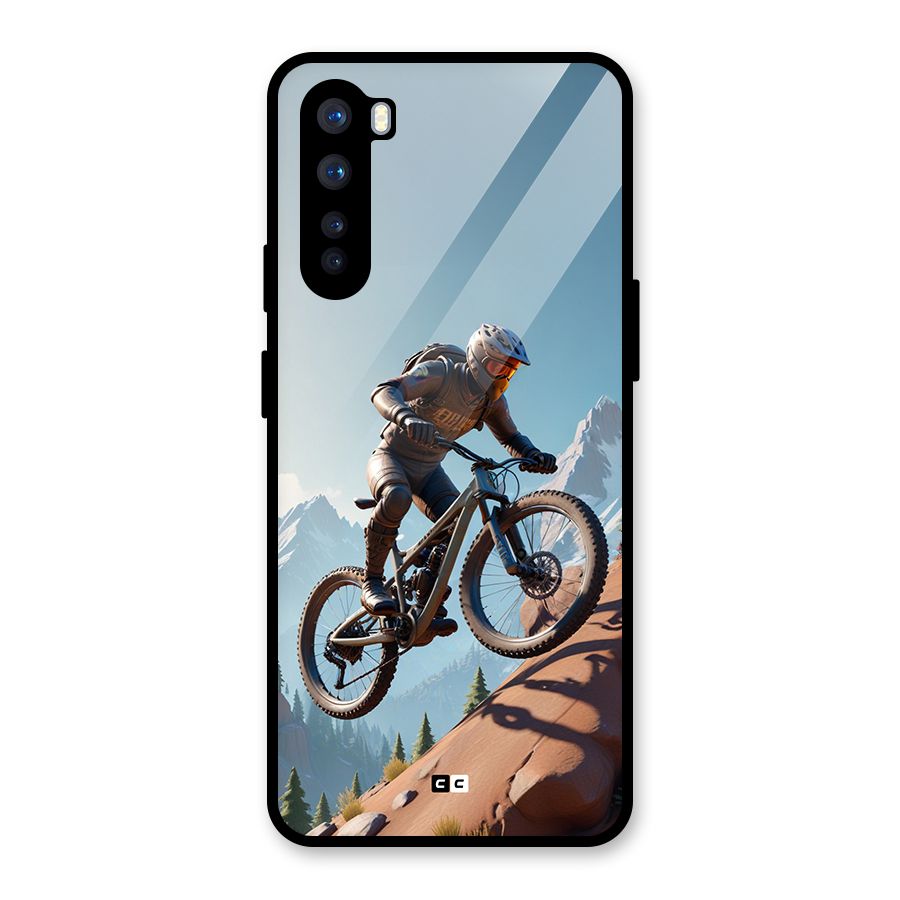 Mountain Rider Glass Back Case for OnePlus Nord