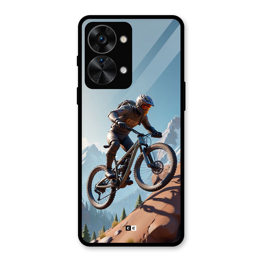 Mountain Rider Glass Back Case for OnePlus Nord 2T
