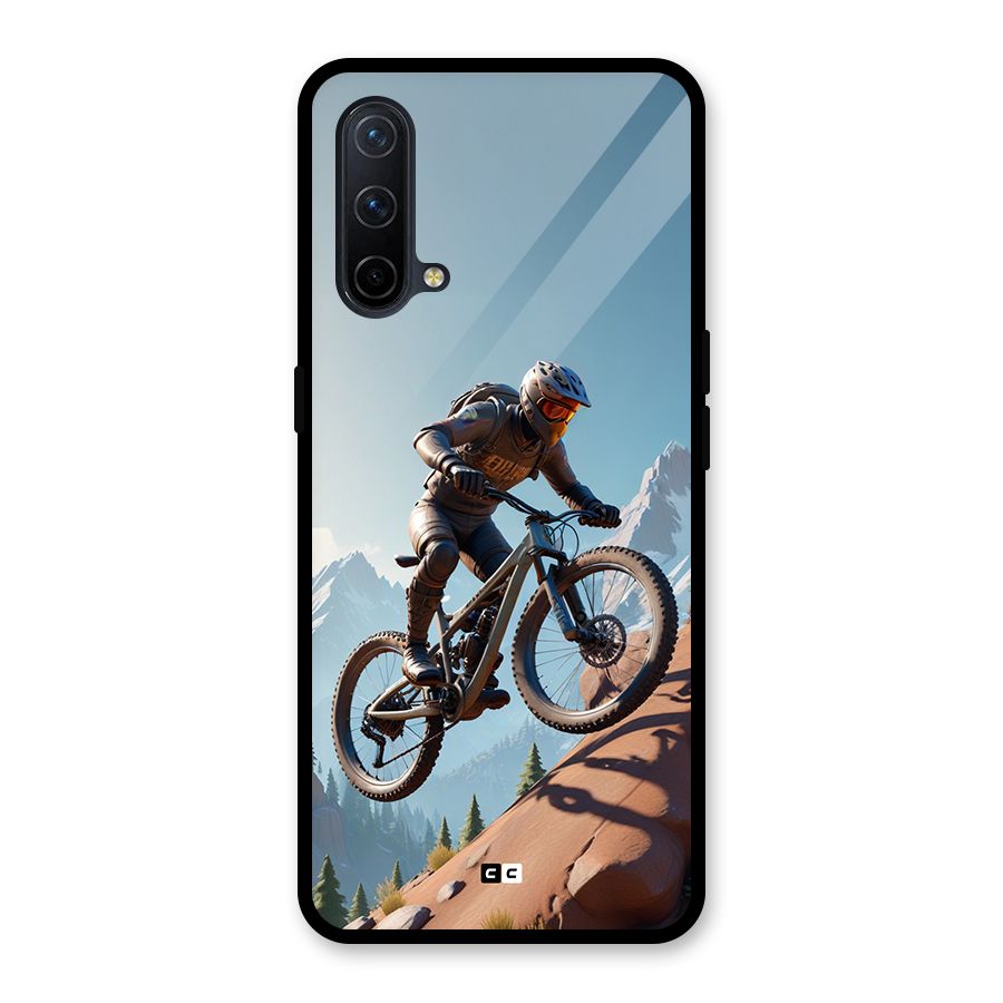 Mountain Rider Glass Back Case for OnePlus Nord CE 5G
