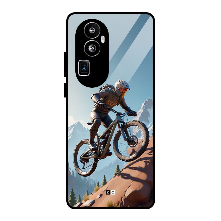Mountain Rider Glass Back Case for Oppo Reno10 Pro Plus