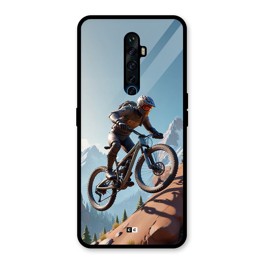 Mountain Rider Glass Back Case for Oppo Reno2 Z