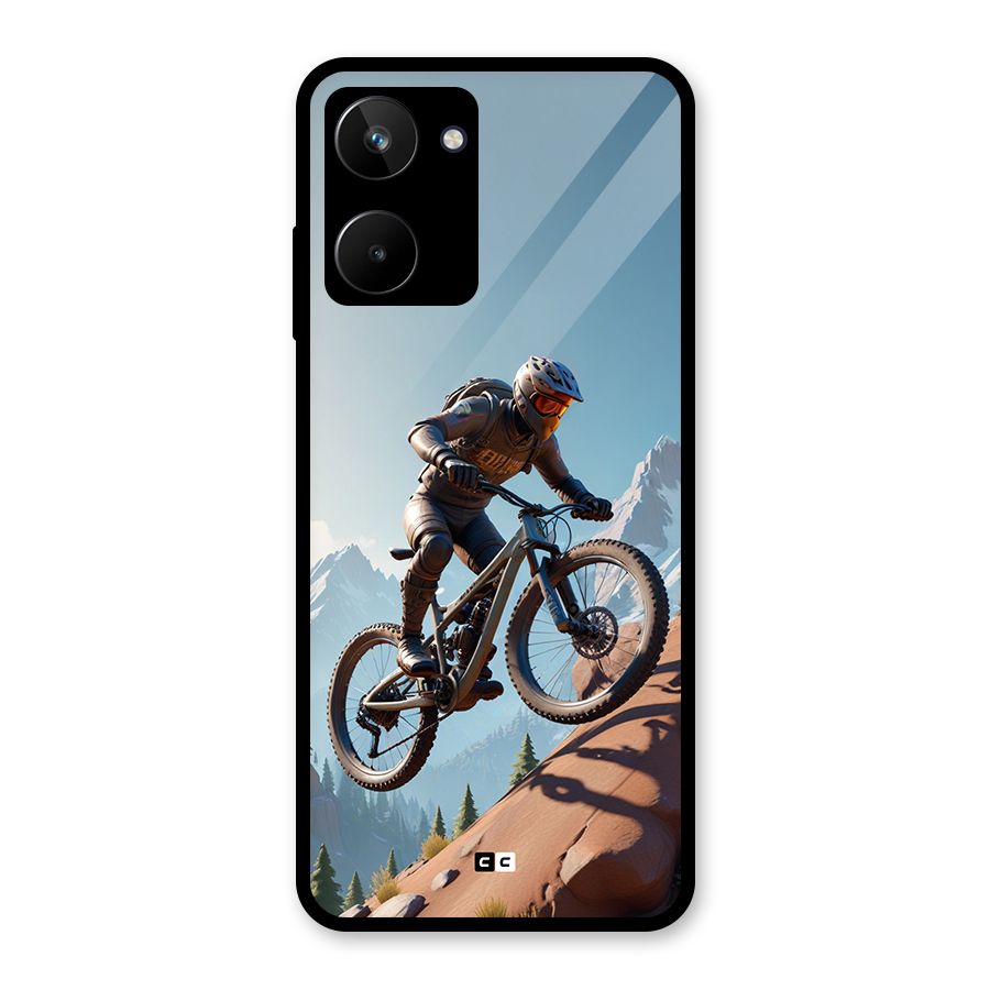 Mountain Rider Glass Back Case for Realme 10