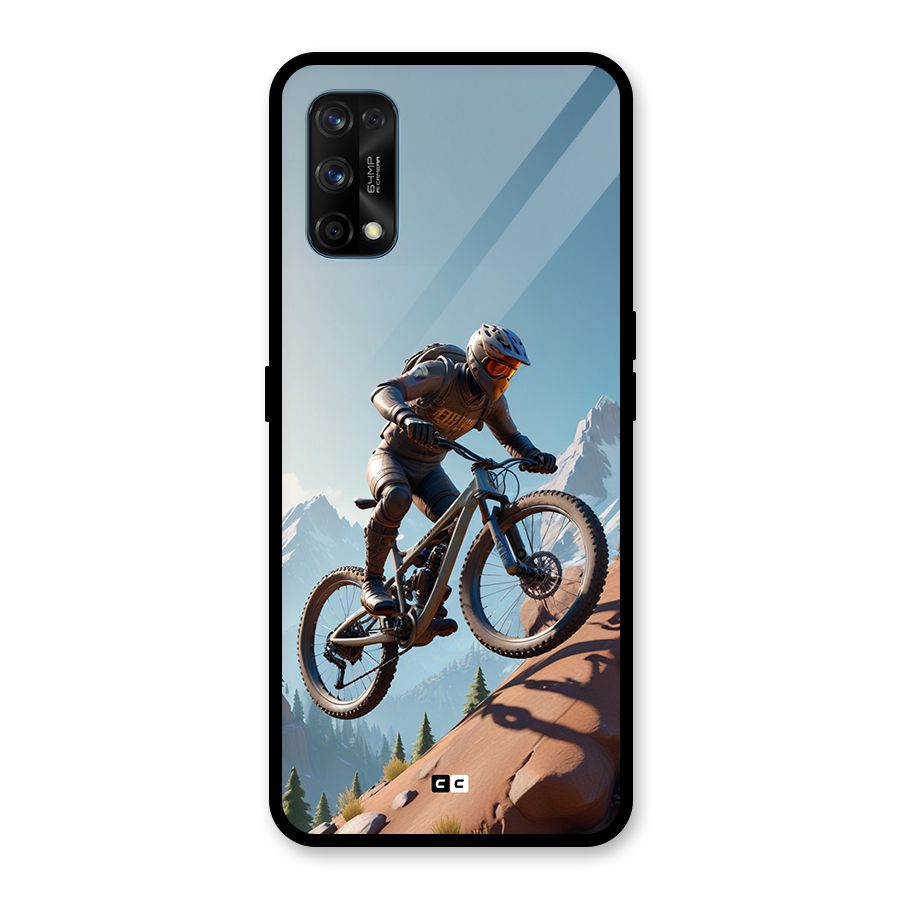 Mountain Rider Glass Back Case for Realme 7 Pro