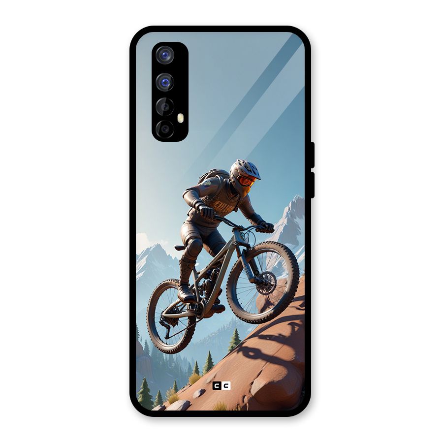 Mountain Rider Glass Back Case for Realme Narzo 20 Pro