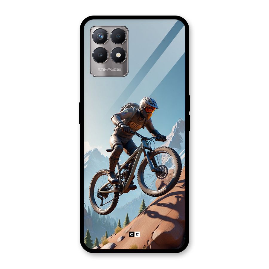 Mountain Rider Glass Back Case for Realme Narzo 50