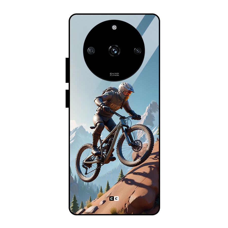 Mountain Rider Glass Back Case for Realme Narzo 60 5G