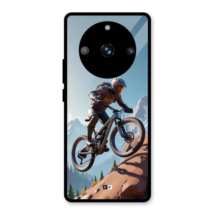 Mountain Rider Glass Back Case for Realme Narzo 60 Pro