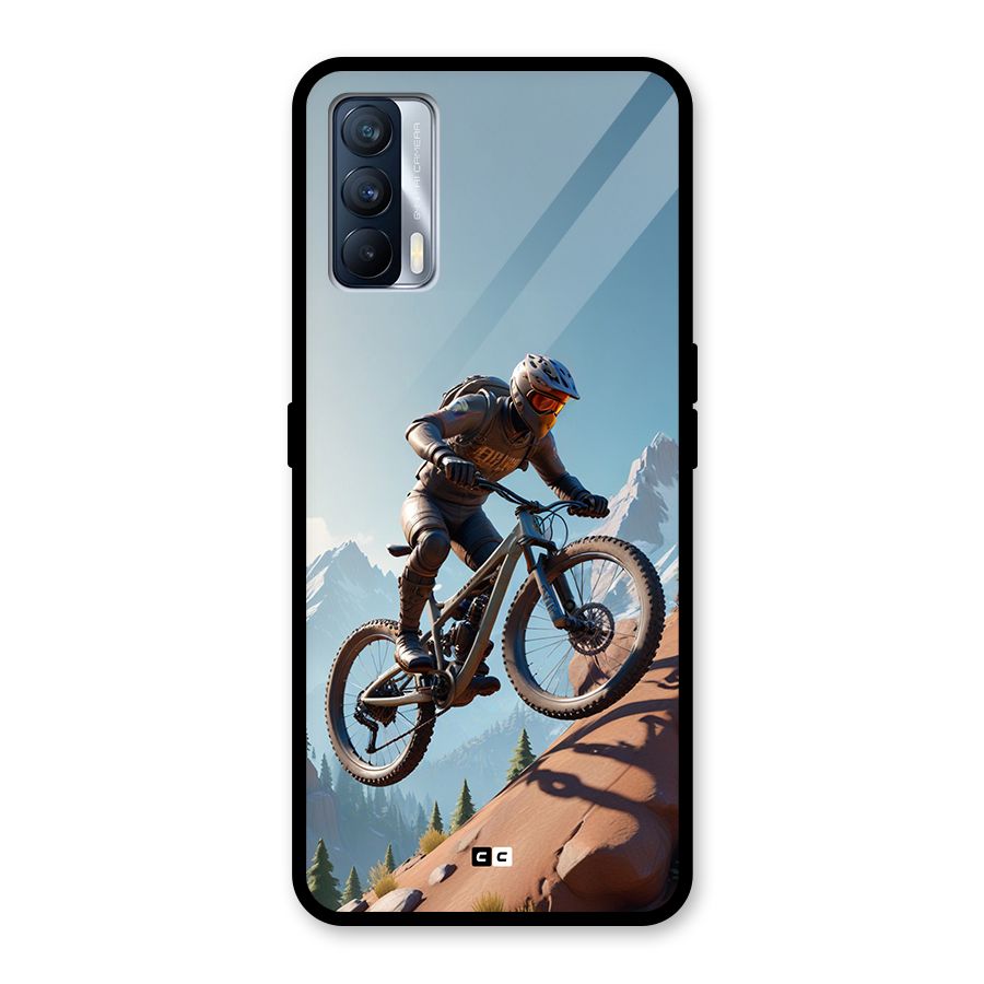 Mountain Rider Glass Back Case for Realme X7