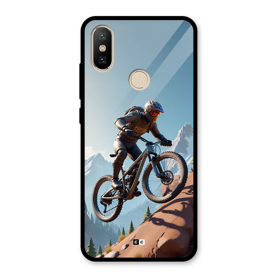Mountain Rider Glass Back Case for Redmi A2