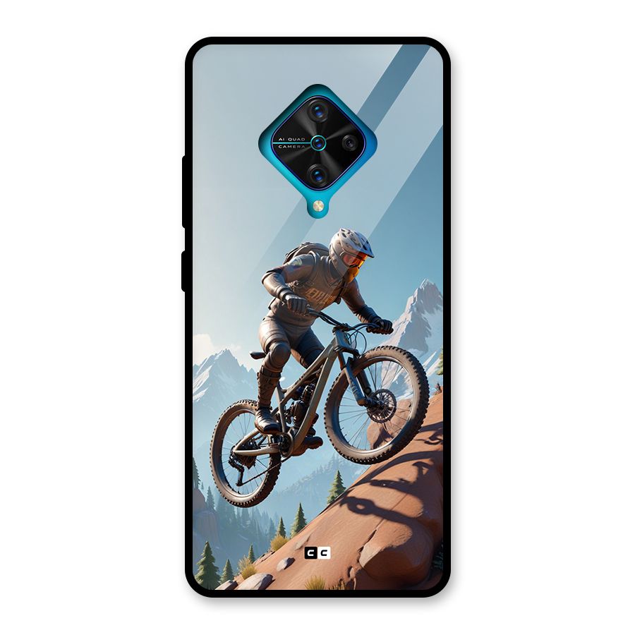 Mountain Rider Glass Back Case for Vivo S1 Pro