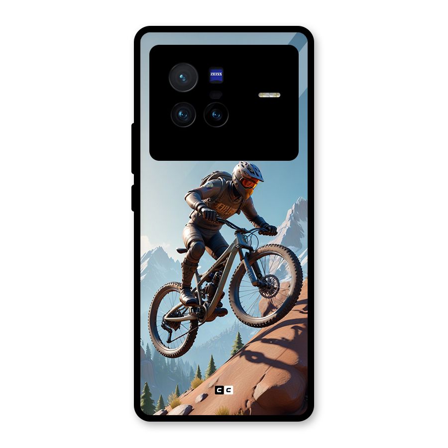 Mountain Rider Glass Back Case for Vivo X80