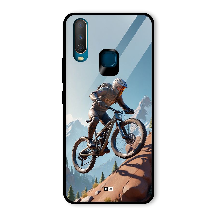 Mountain Rider Glass Back Case for Vivo Y15