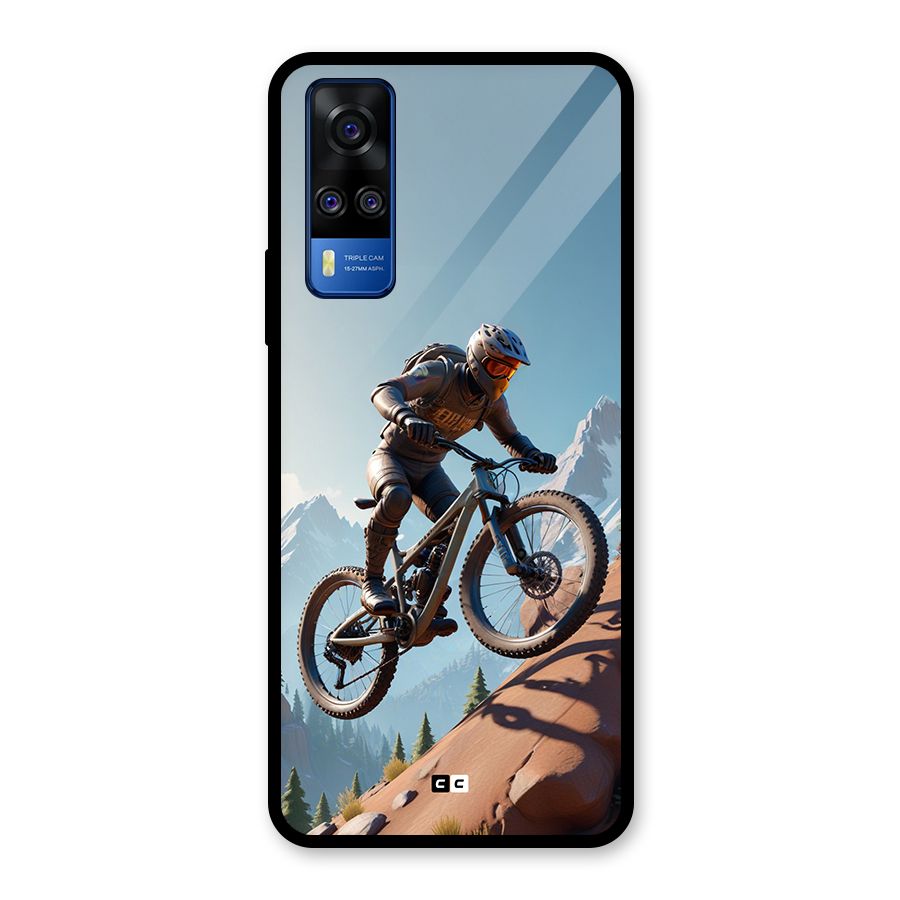 Mountain Rider Glass Back Case for Vivo Y31
