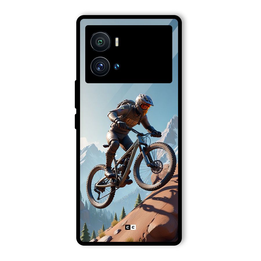 Mountain Rider Glass Back Case for Vivo iQOO 9 Pro
