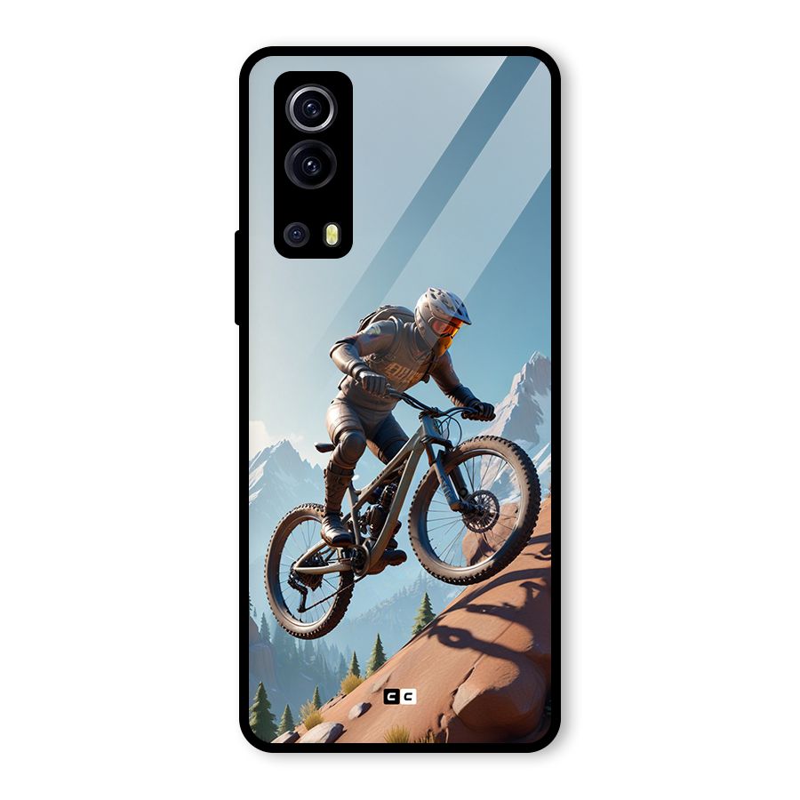 Mountain Rider Glass Back Case for Vivo iQOO Z3