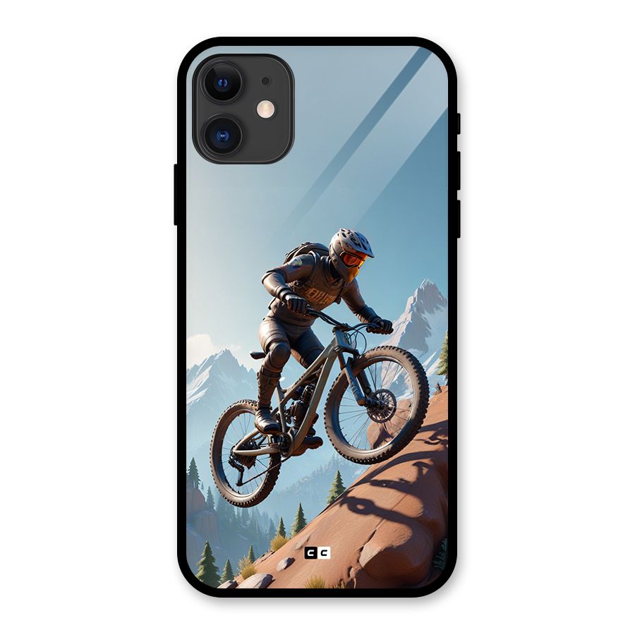 Mountain Rider Glass Back Case for iPhone 11