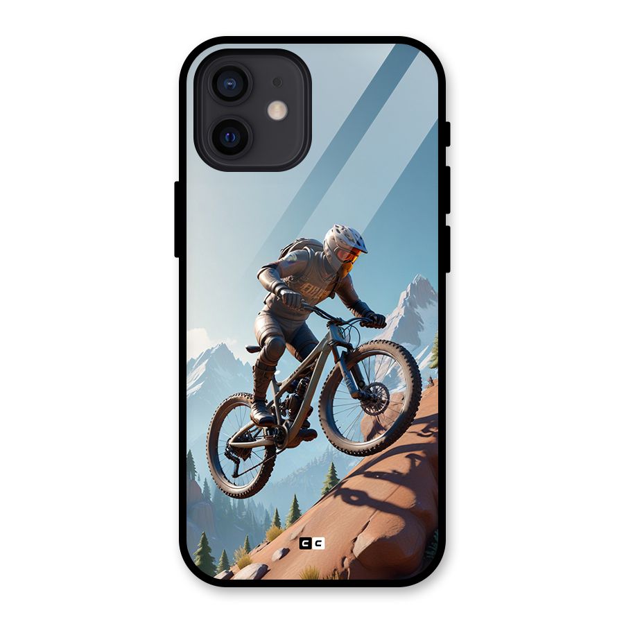 Mountain Rider Glass Back Case for iPhone 12