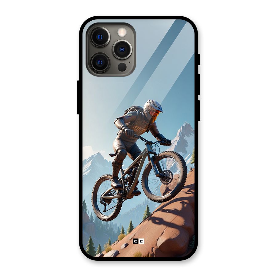 Mountain Rider Glass Back Case for iPhone 12 Pro Max