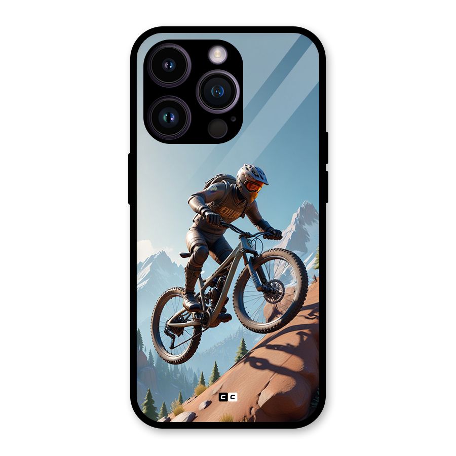 Mountain Rider Glass Back Case for iPhone 14 Pro