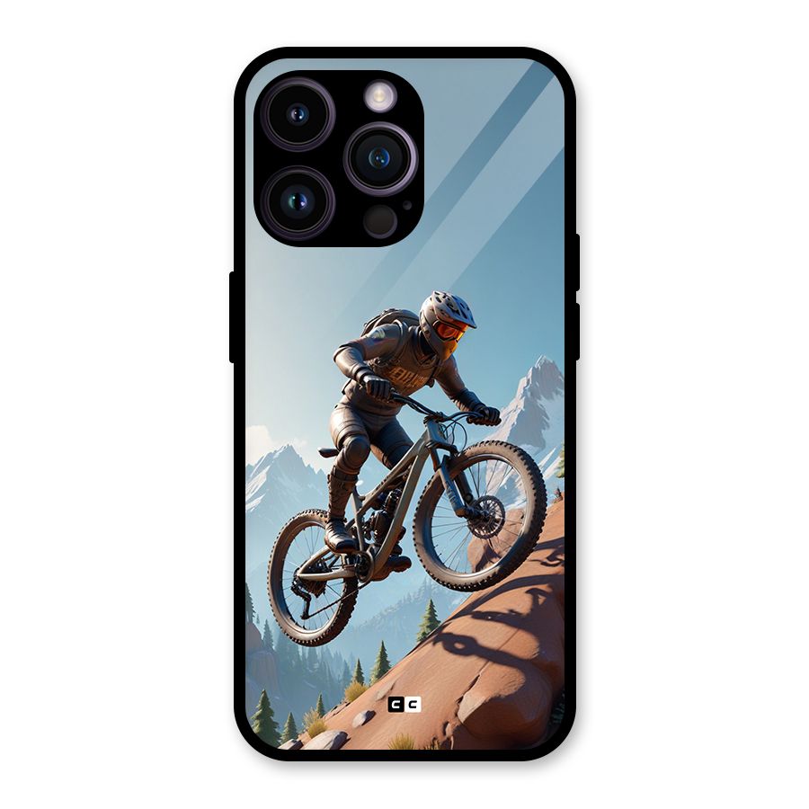 Mountain Rider Glass Back Case for iPhone 14 Pro Max