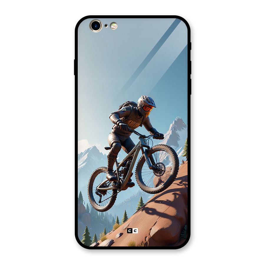 Mountain Rider Glass Back Case for iPhone 6 Plus 6S Plus