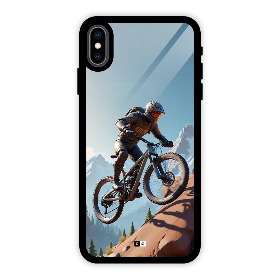 Mountain Rider Glass Back Case for iPhone XS Max