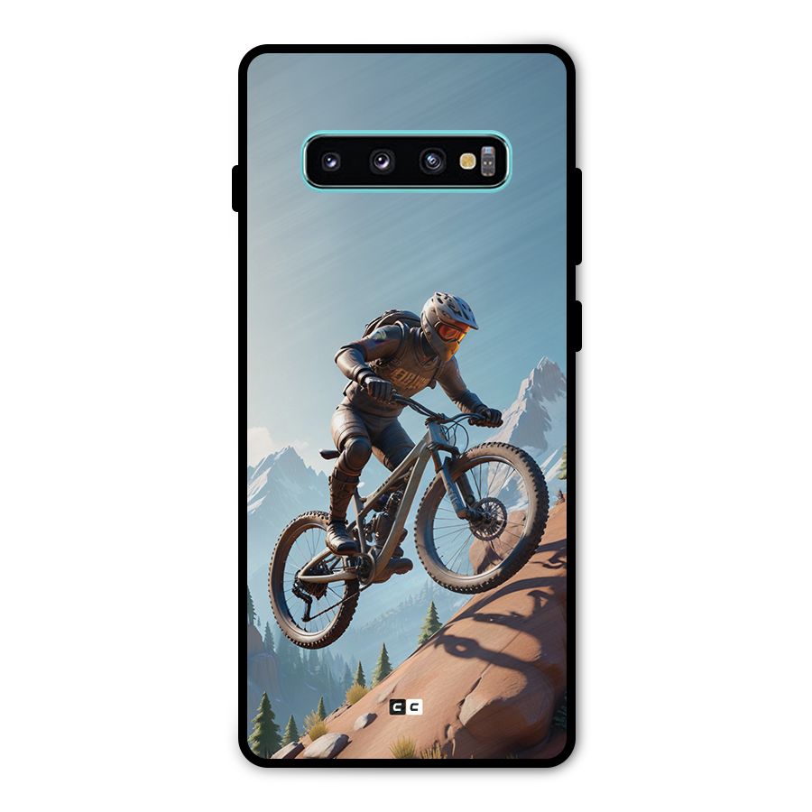 Mountain Rider Metal Back Case for Galaxy S10 Plus