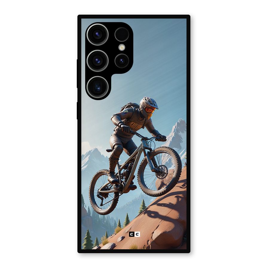 Mountain Rider Metal Back Case for Galaxy S23 Ultra