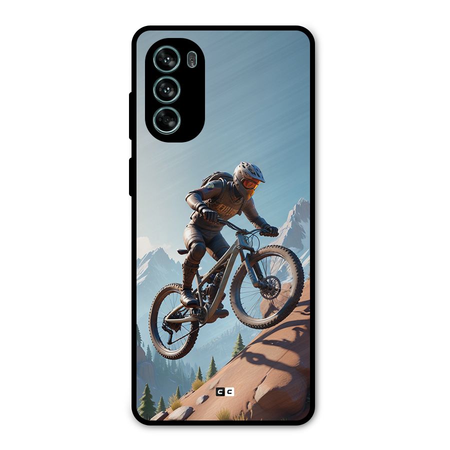 Mountain Rider Metal Back Case for Moto G62